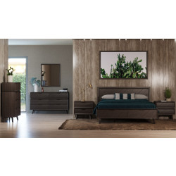 Modrest Roger - Mid-century Acacia Bed