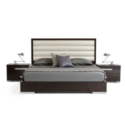 Nova Domus Romano Italian Modern Ebony Bed