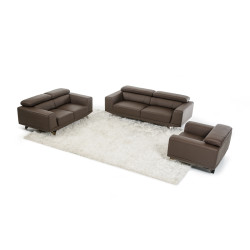 Divani Casa S905 Modern Brown Leather Sofa Set