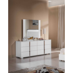 Modrest San Marino Modern White Dresser