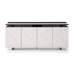 Modrest Schulz - Modern Black & White Ceramic Buffet