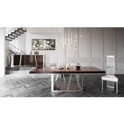 Modrest Sherman Modern Ebony Dining Table