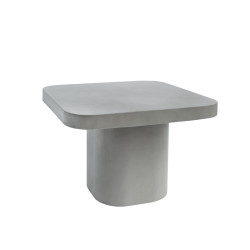 Modrest Flores Modern Grey Concrete End Table
