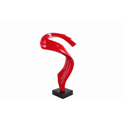 Modrest Cursive Modern Red Sculpture