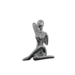 Modrest Yoga Modern Silver Sculpture