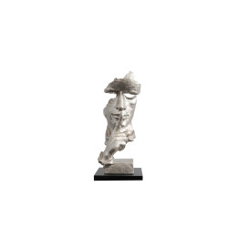Modrest Whisper Modern Silver Sculpture