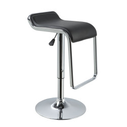 Modrest Mick - Contemporary Black Bar Stool
