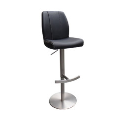 Modrest Gordon Modern Black Bar Stool