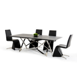 Modrest Labyrinth Modern Wenge Dining Table
