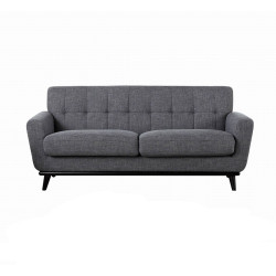 Divani Casa Corsair Modern Grey Fabric Sofa