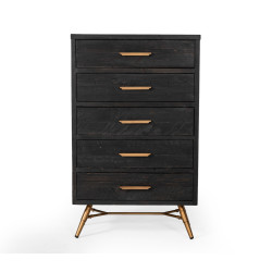 Nova Domus Tabitha Modern Dark Brown Recycled Pine Chest