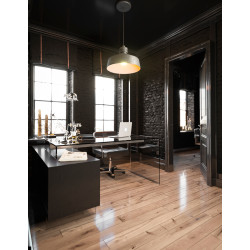 Modrest Alaska Black Oak Office Desk
