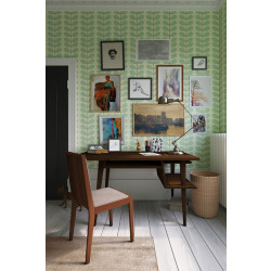 Modrest Codex Modern Tobacco Desk & Chair Set