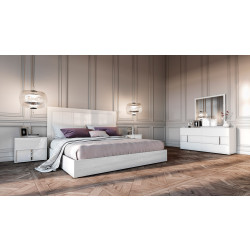 Modrest Nicla Italian Modern White Bedroom Set