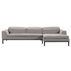 Divani Casa Clayton Modern Fabric Sectional Sofa