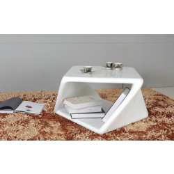Modrest Bent White End Table