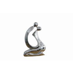 Modrest Embrace Modern Silver Sculpture