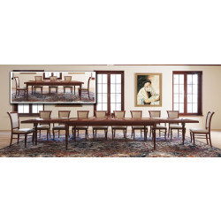 Modrest Anders - Extendable Solid Walnut Beechwood Dining Table
