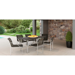 Renava Toluca Outdoor Black Dining Set