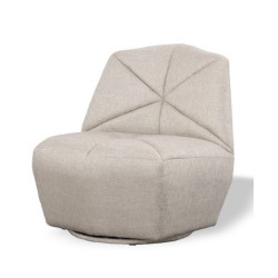 Divani Casa Tomlin - Contemporary Grey Woven Fabric Accent Chair