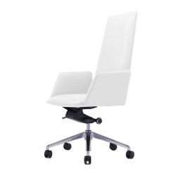 Modrest Tricia - Modern White High Back Executive Office Chair