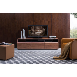 Modrest Terrance Modern Walnut TV Stand