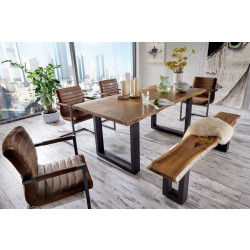 Modrest Taylor - X-Large 102" Modern Live Edge Wood Dining Table
