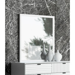 Nova Domus Valencia Contemporary White Mirror