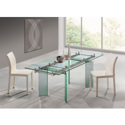 Venus-B Modern Extendable Glass Table 