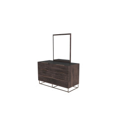 Nova Domus Benzon Italian Modern Dark Rovere Mirror