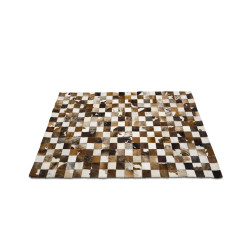 Modrest LM-04 - Modern 5' x 7' Cowhide Patch Rug
