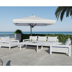 Renava Wake - Modern White Outdoor Sofa