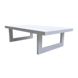 Renava Wake - Modern White Outdoor Coffee Table