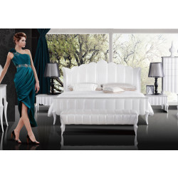 Modrest Waterfall - Modern Leather Bed