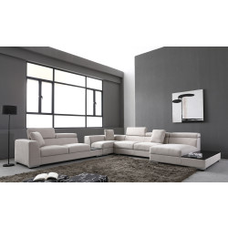 Divani Casa Forte - Modern Modular Fabric Sectional Sofa