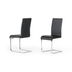 Crane - Modern Black Dining Chair (Set of 2)