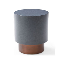 Modrest Zachary - Modern Metal & Antique End Table