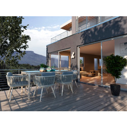 Renava Zoe Modern Outdoor Dining Set