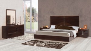 Modrest Anastasia Italian Modern Ebony Bedroom Set