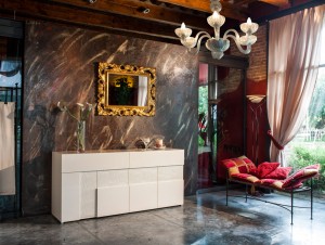 Modrest Ancona Modern Beige Buffet