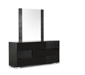 Modrest Ancona Italian Modern Black Dresser