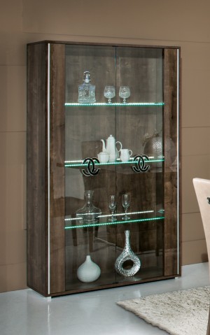 Modrest Athen Italian Modern 2-Door China Cabinet