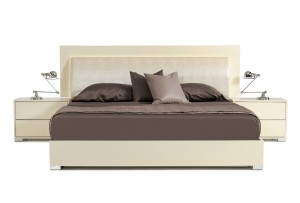 Modrest Grace Italian Modern Beige Bed