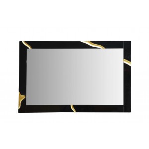 Modrest Aspen - Modern Black Large Mirror
