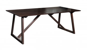 Modrest Chrissy - Modern Solid Walnut Beechwood Dining Table