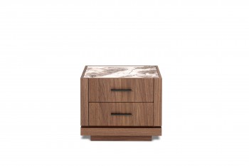Nova Domus Bailey- Modern Walnut Nightstand